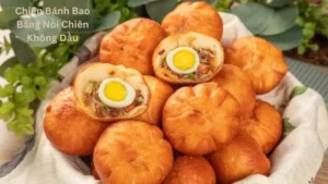 Chiên Bánh Bao Bằng Nồi Chiên Không Dầu