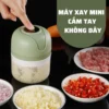 Máy Xay Tỏi Ớt Cầm Tay Mini Sạc Điện